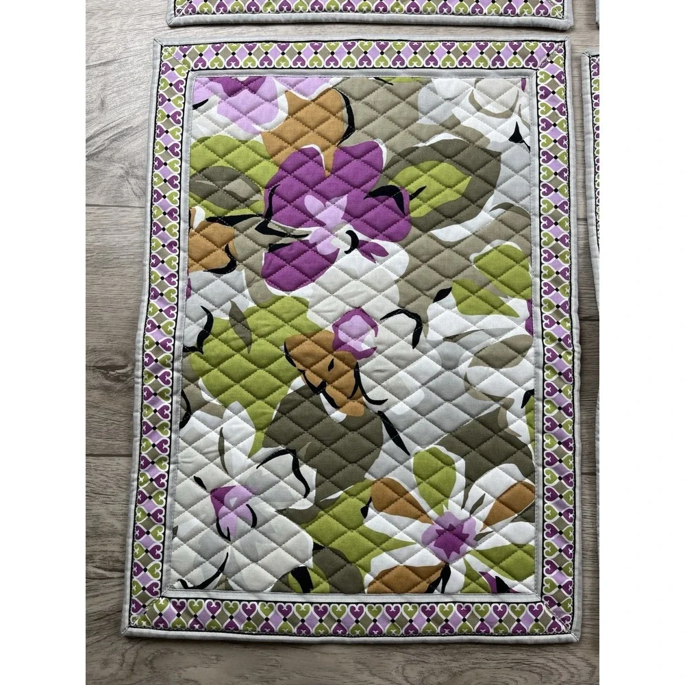 Vera Bradley 4 Quilted Place Mats Portobello Road Print - NEW